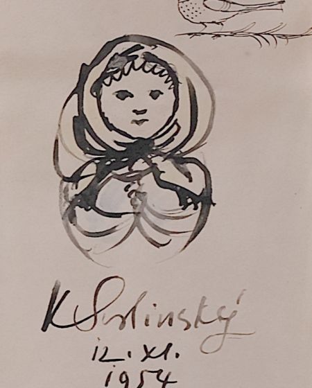 Karel Svolínský – Dívka v šátku