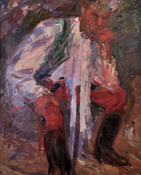 Jaroslav Blažek – Sedící šohaj