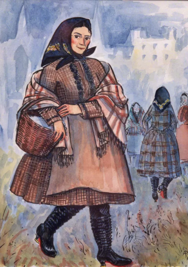 Anna Podskalská – Ženy z Lednice v kroji
