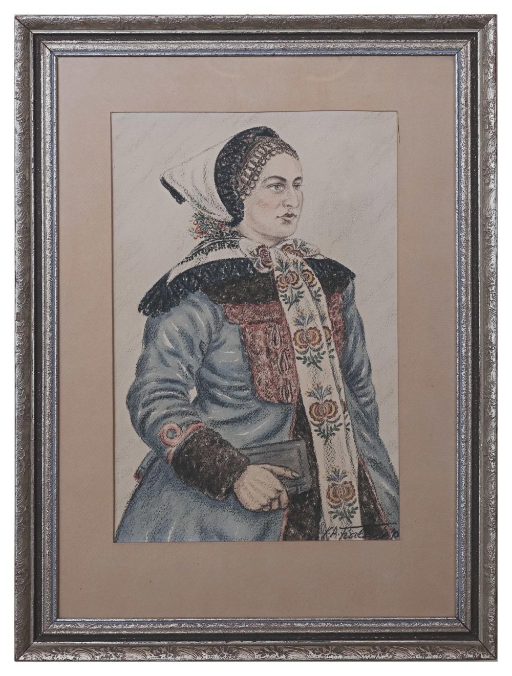 V. A. Fialay – Žena z Lanžhota v šubě