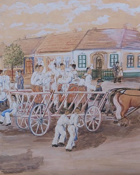 Miloslav Mráz – Sjíždění chasy ve Tvrdonicích