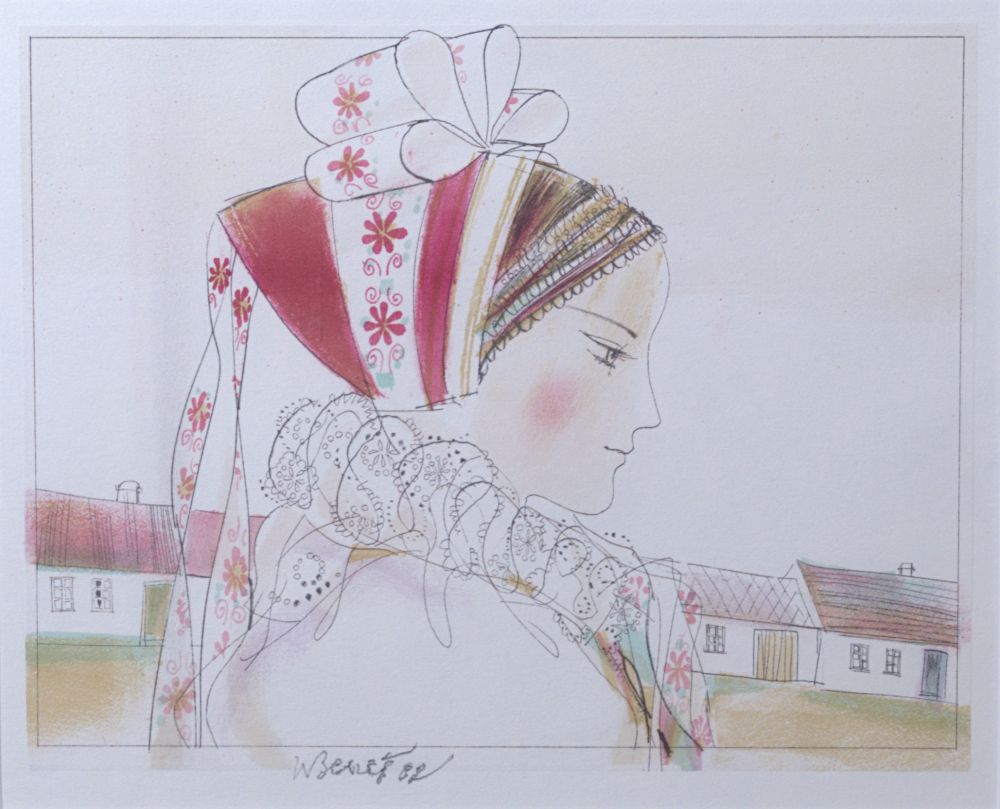 Karel Beneš – Děvče v rožkách