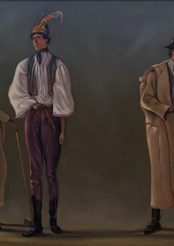 Zdeněk Micka – kopie obrazu neznámého autora Kroje z Lednice ze sbírek Státního zámku Lednice (pořízeno se souhlasem NPÚ)