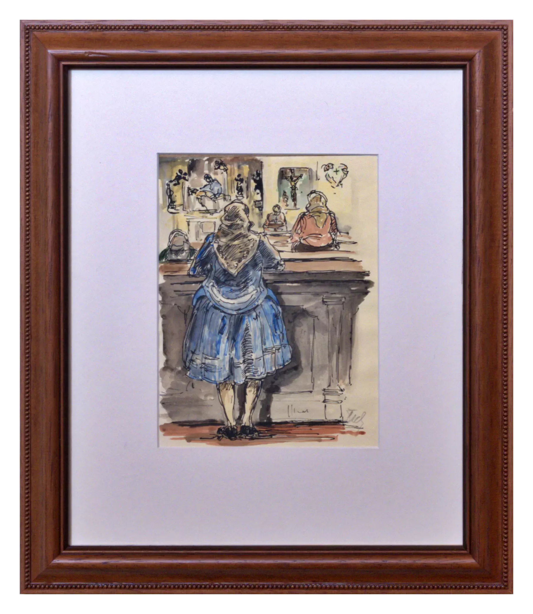 Vilém Čech – V kostele