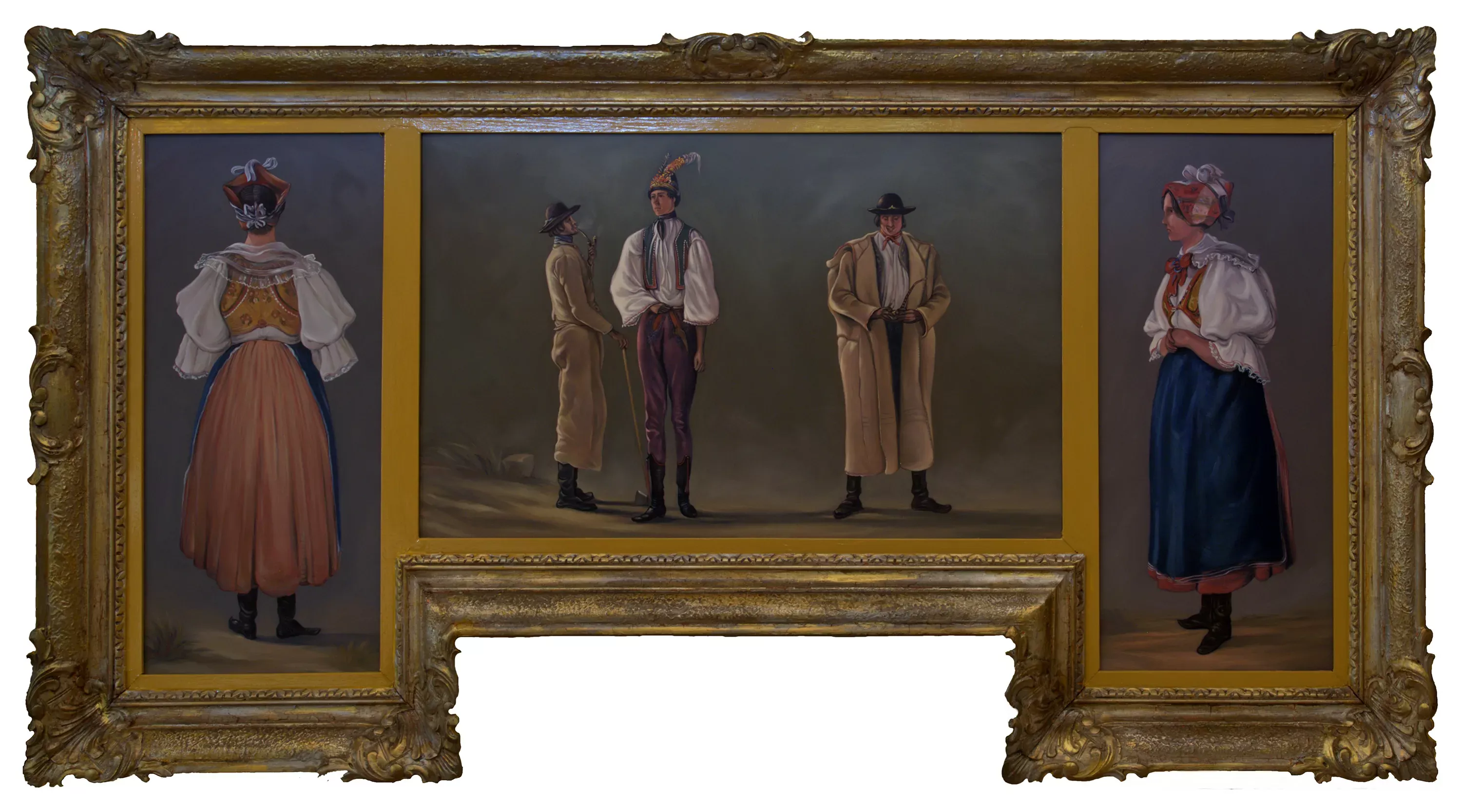 Zdeněk Micka – kopie obrazu neznámého autora Kroje z Lednice ze sbírek Státního zámku Lednice (pořízeno se souhlasem NPÚ)