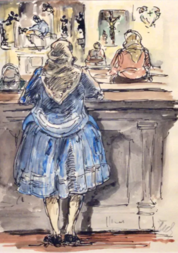 Vilém Čech – V kostele