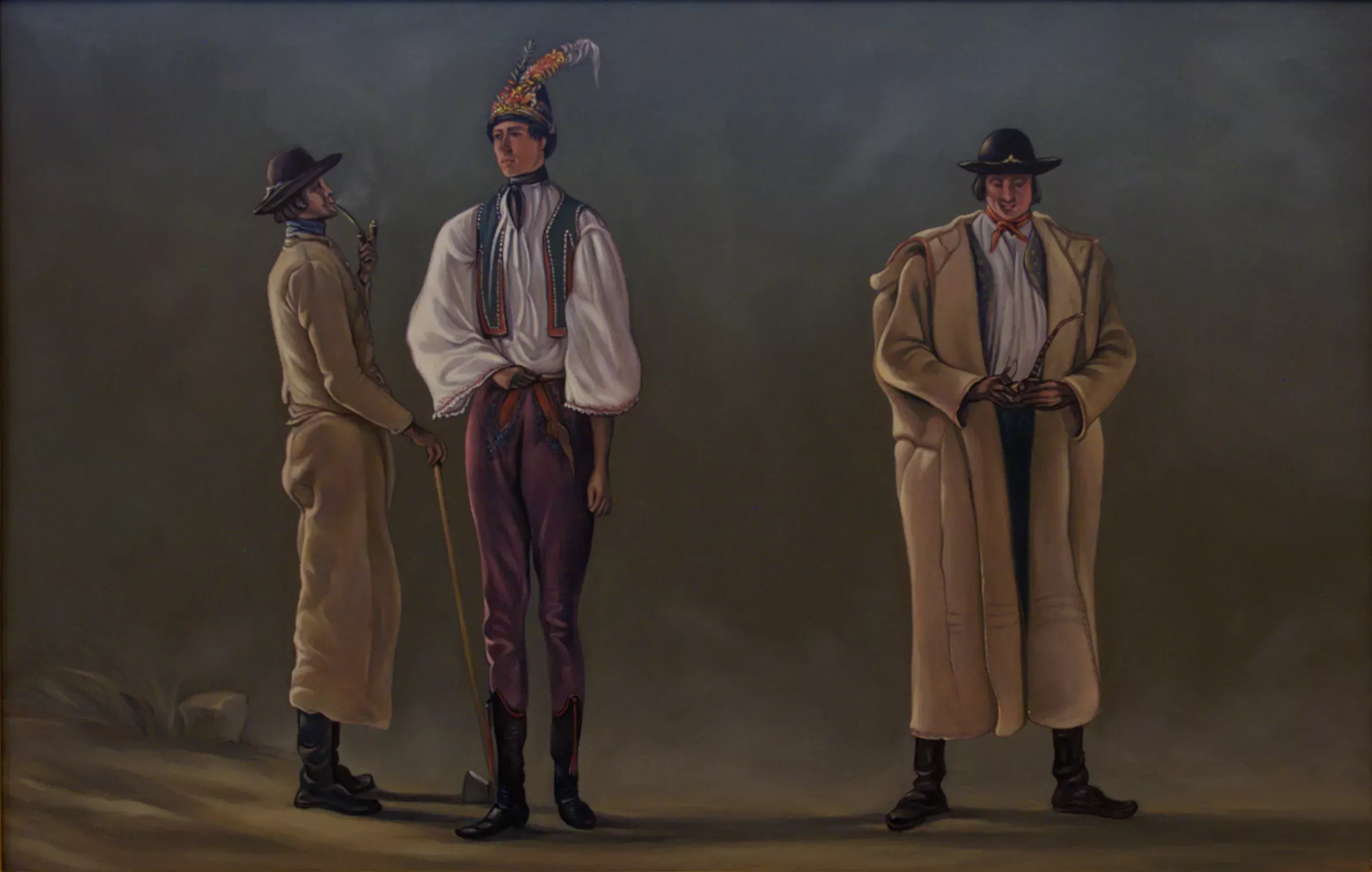 Zdeněk Micka – kopie obrazu neznámého autora Kroje z Lednice ze sbírek Státního zámku Lednice (pořízeno se souhlasem NPÚ)