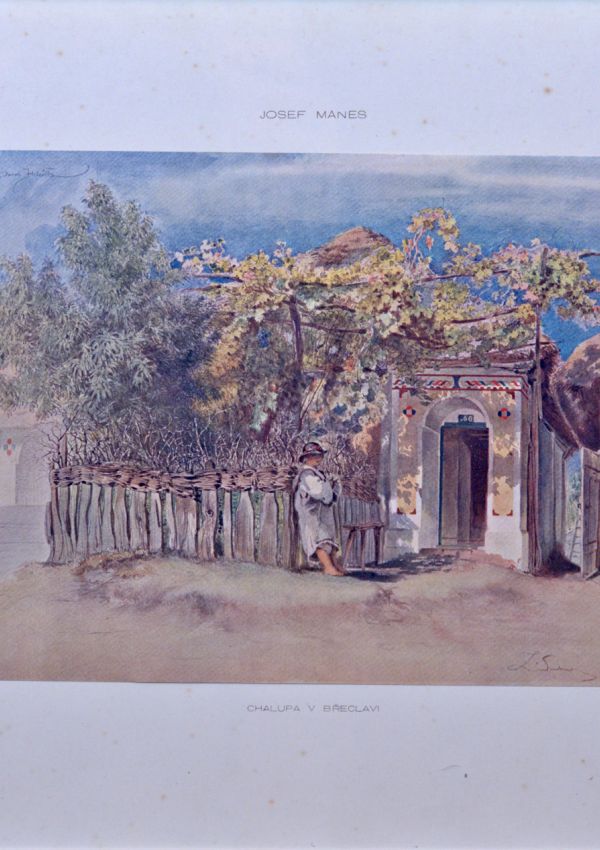 Josef Mánes – Chalupa v Břeclavi