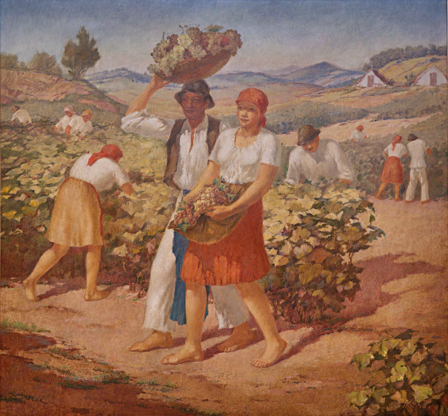 Hubert Kovařík – Sběr hroznů