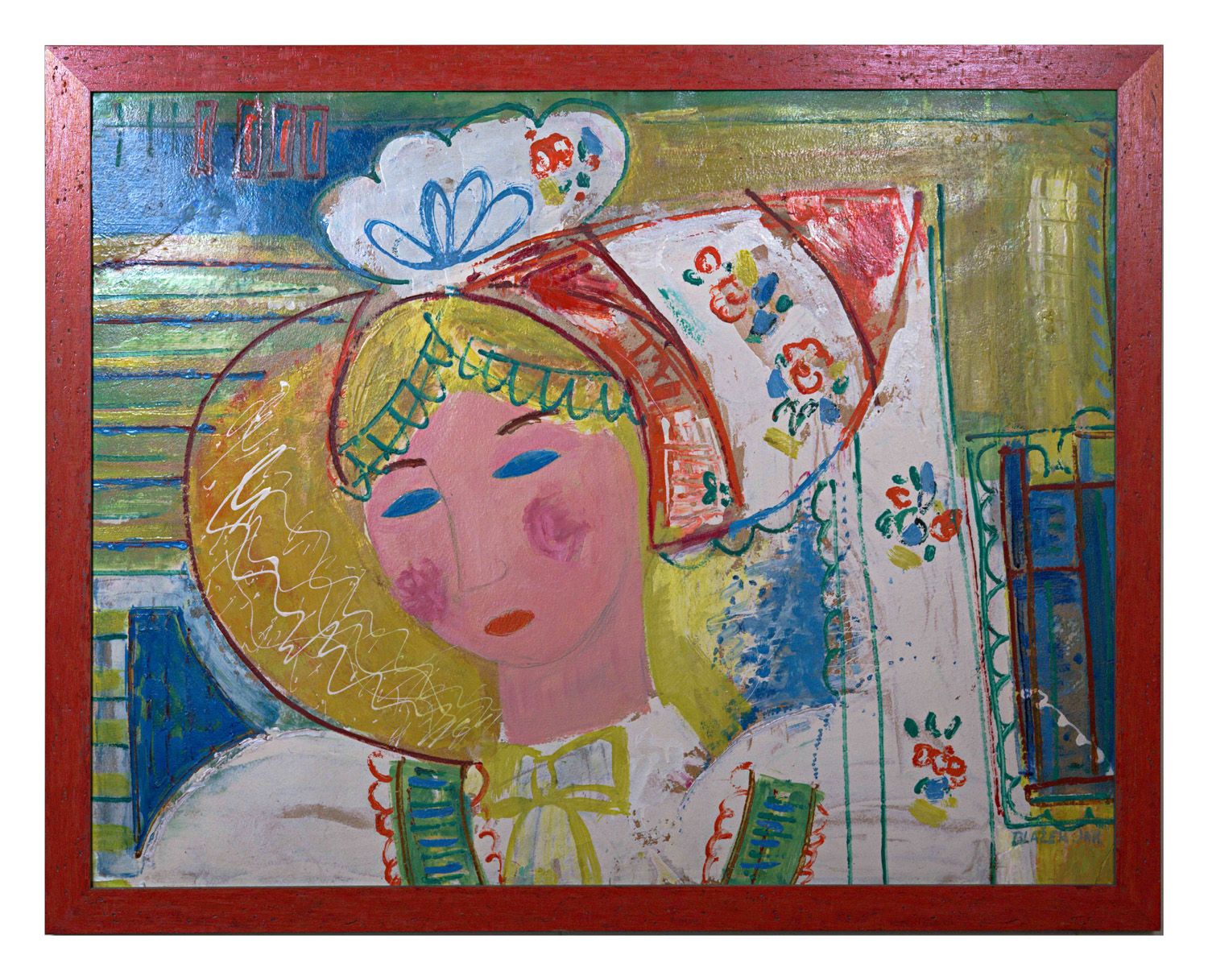 Jaroslav Blažek – Děvče v rožkách