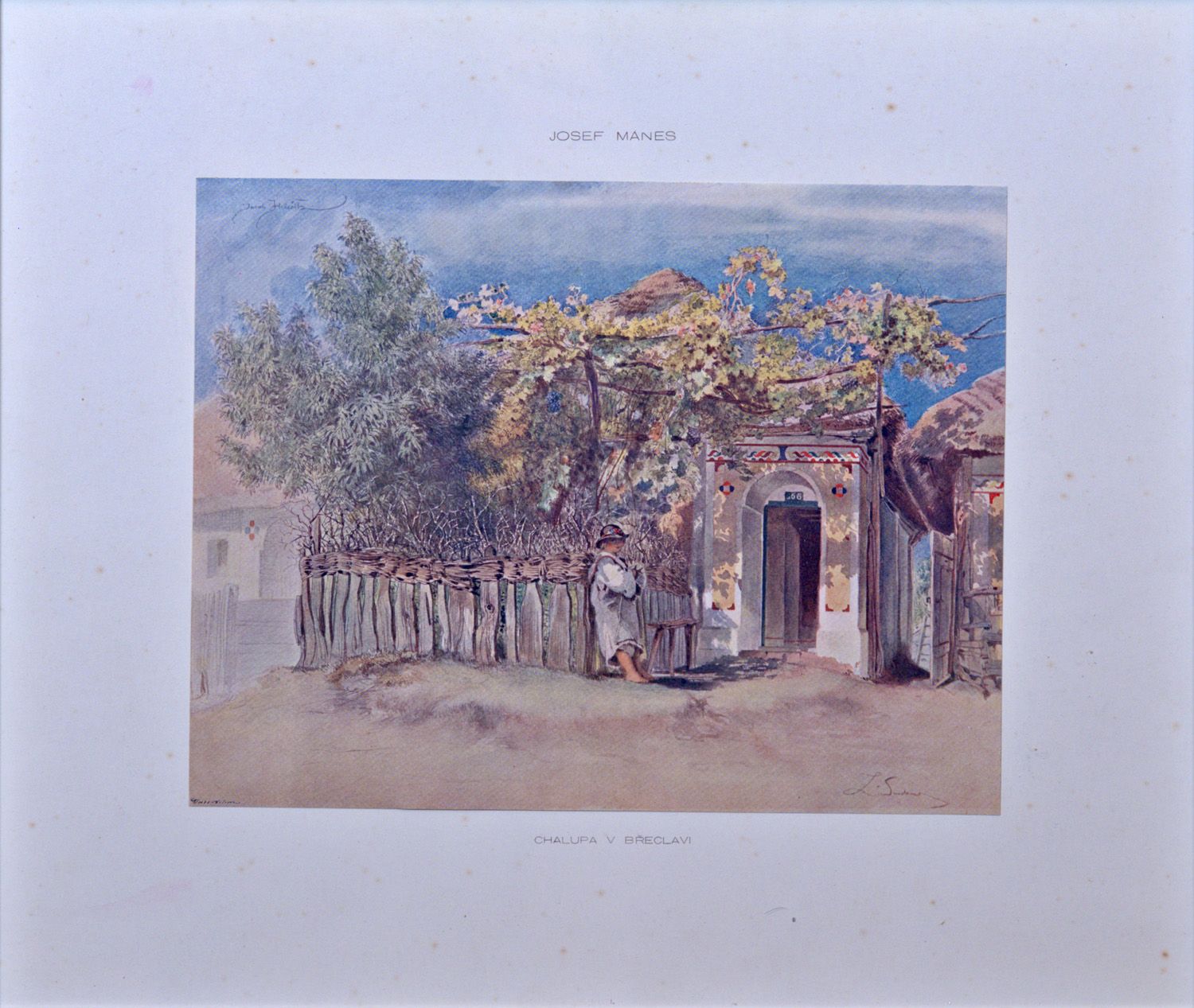 Josef Mánes – Chalupa v Břeclavi